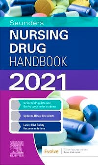 Portada del libro 9780323757287 Saunders Nursing Drug Handbook 2021