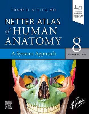 Portada del libro 9780323760287 NETTER Atlas of Human Anatomy. A Systems Approach. Paperback + E-Book