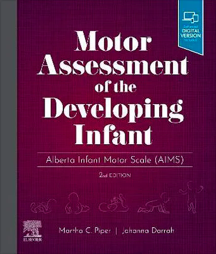 Portada del libro 9780323760577 Motor Assessment of the Developing Infant. Alberta Infant Motor Scale (AIMS)