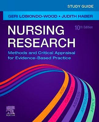 Portada del libro 9780323763783 Study Guide for Nursing Research. Methods and Critical Appraisal for Evidence-Based Practice