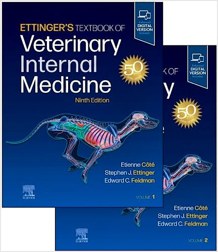Portada del libro 9780323779319 ETTINGER's Textbook of Veterinary Internal Medicine (2 Volume Set)