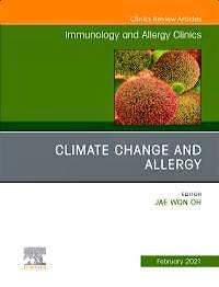 Portada del libro 9780323793858 Climate Change and Allergy (An Issue of Immunology and Allergy Clinics)