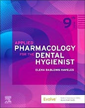 Portada del libro 9780323798631 Applied Pharmacology for the Dental Hygienist
