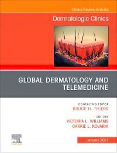 Portada del libro 9780323835541 Global Dermatology and Telemedicine (An Issue of Dermatologic Clinics)