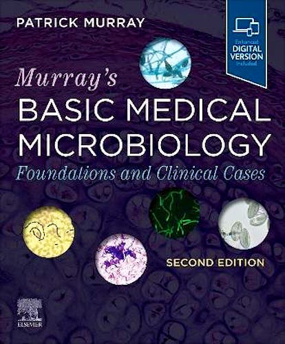 Portada del libro 9780323878104 MURRAY's Basic Medical Microbiology. Foundations and Clinical Cases