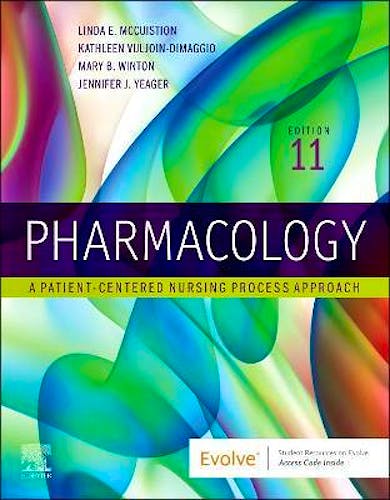 Portada del libro 9780323881401 Pharmacology. A Patient-Centered Nursing Process Approach