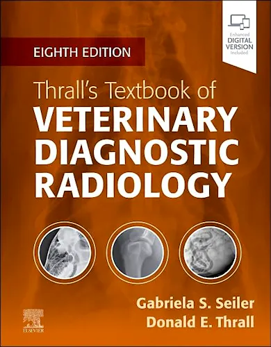 Portada del libro 9780323932356 THRALL's Textbook of Veterinary Diagnostic Radiology