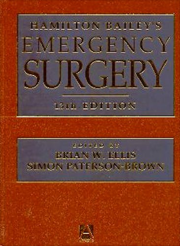 Portada del libro 9780340763803 Hamilton Bailey's Emergency Surgery