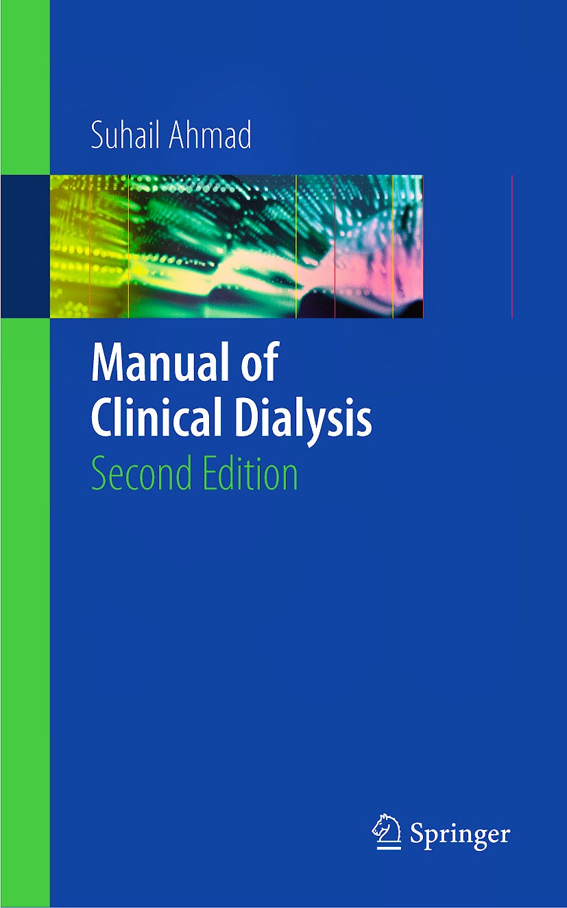 Portada del libro 9780387096506 Manual of Clinical Dialysis