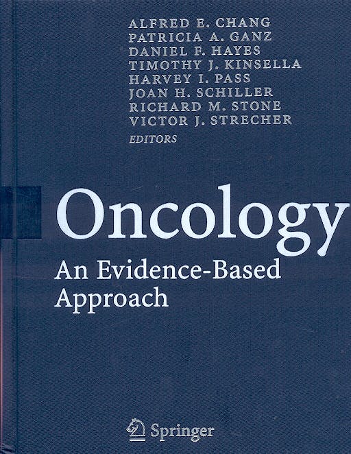 Portada del libro 9780387242910 Oncology. an Evidence-Based Approach