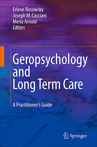 Portada del libro 9780387726465 Geropsychology and Long Term Care