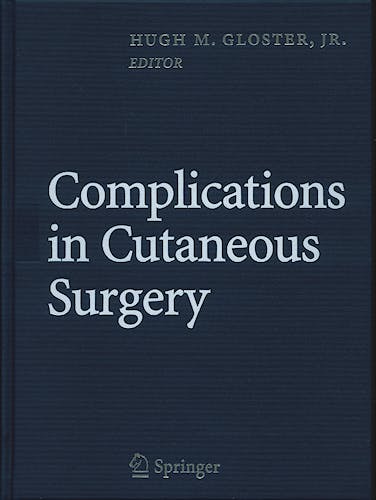 Portada del libro 9780387731513 Complications in Cutaneous Surgery