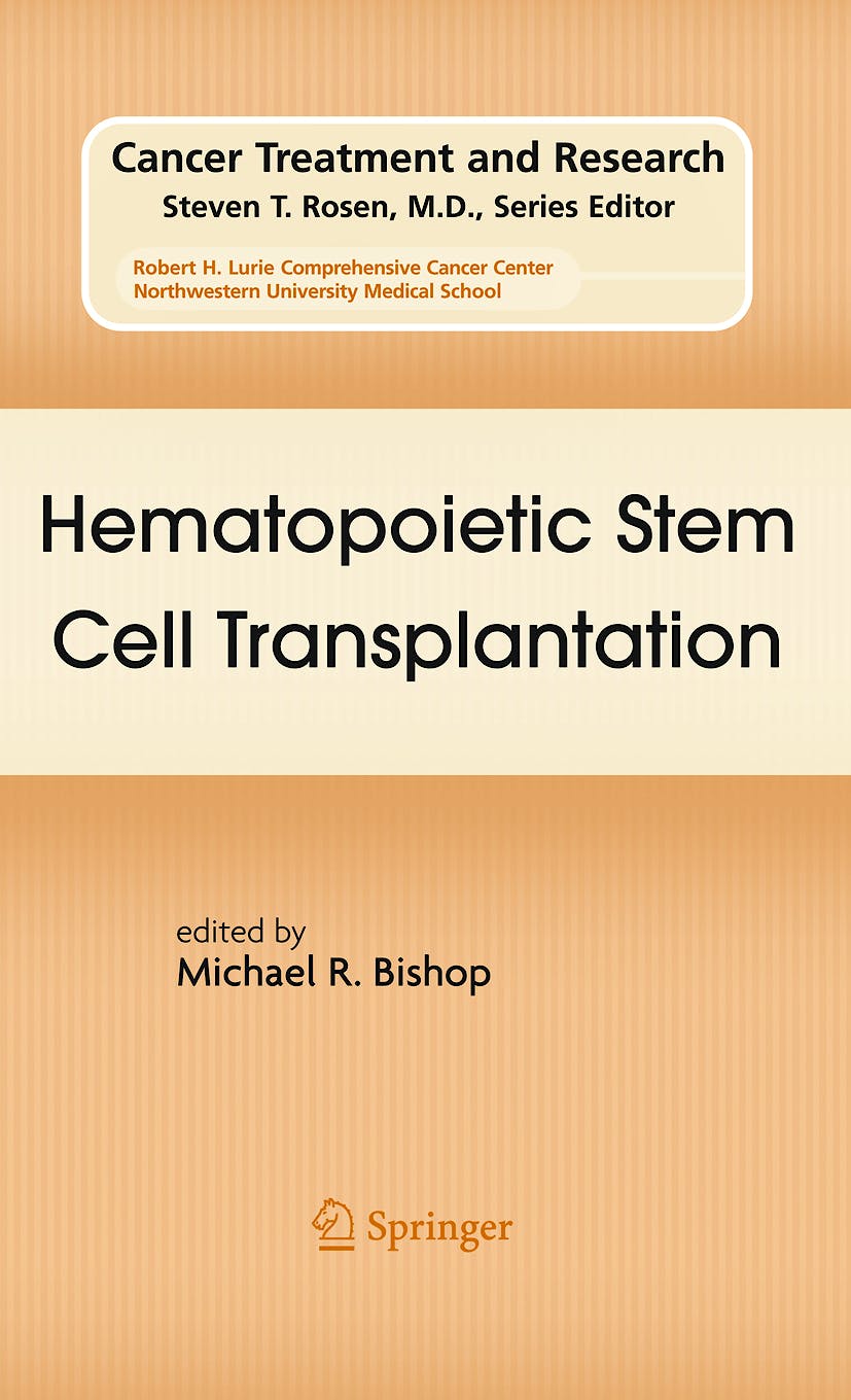 Portada del libro 9780387785790 Hematopoietic Stem Cell Transplantation