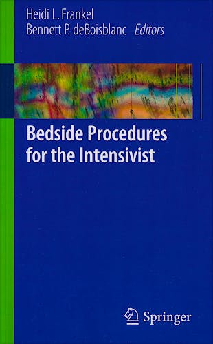 Portada del libro 9780387798295 Bedside Procedures for the Intensivist