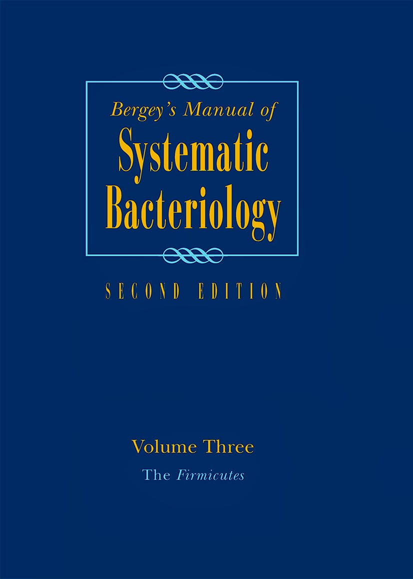 Bergey's Manual Determinative Bacteriology