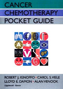 Portada del libro 9780397515219 Cancer Chemotherapy. Pocket Guide