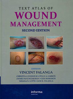 Portada del libro 9780415468657 Text Atlas of Wound Management