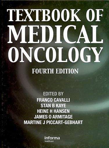 Portada del libro 9780415477482 Textbook of Medical Oncology