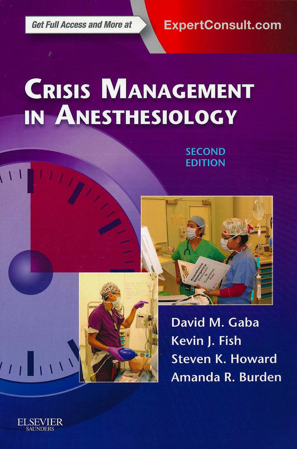 Portada del libro 9780443065378 Crisis Management in Anesthesiology