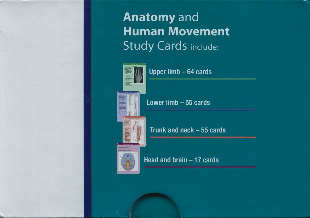 Portada del libro 9780443069130 Anatomy and Human Movement Study Cards