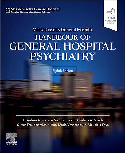 Portada del libro 9780443118951 MASSACHUSETTS GENERAL HOSPITAL Handbook of General Hospital Psychiatry