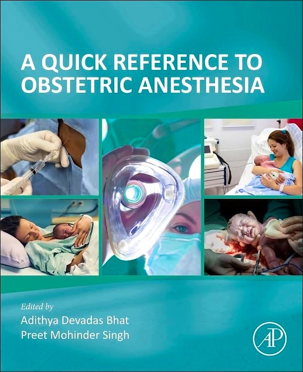 Portada del libro 9780443219177 A Quick Reference to Obstetric Anesthesia