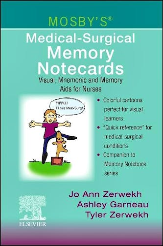 Portada del libro 9780443261312 MOSBY's Medical-Surgical Memory Notecards: Visual, Mnemonic And Memory Aids For Nurses