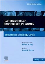 Portada del libro 9780443317446 Cardiovascular Procedures In Women, An Issue Of Interventional Cardiology Clinics (Volume 14-1)