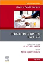 Portada del libro 9780443343254 Updates in Geriatric Urology. An Issue of Clinics in Geriatric Medicine