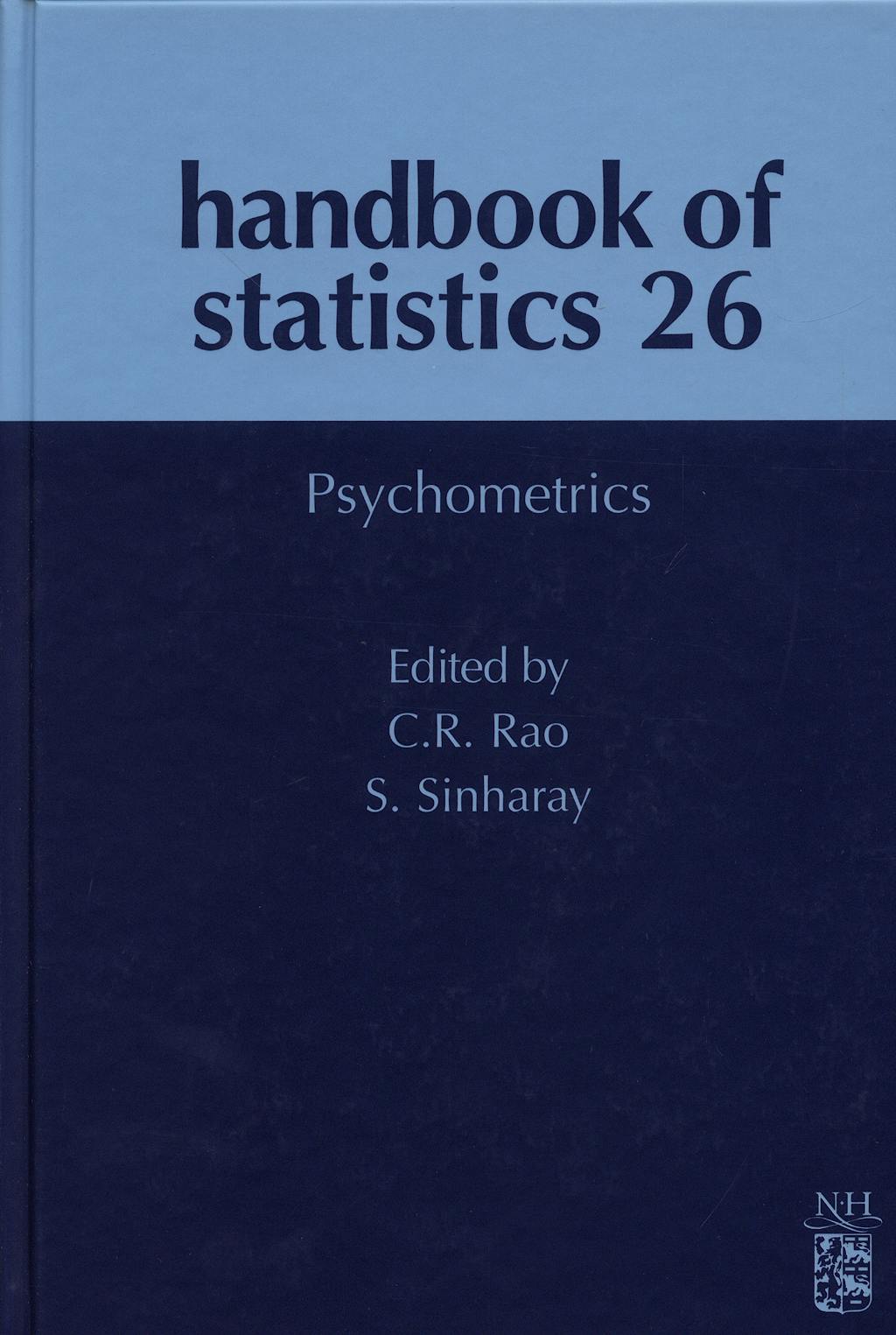Portada del libro 9780444521033 Handbook of Statistics, Nº 26. Psychometrics