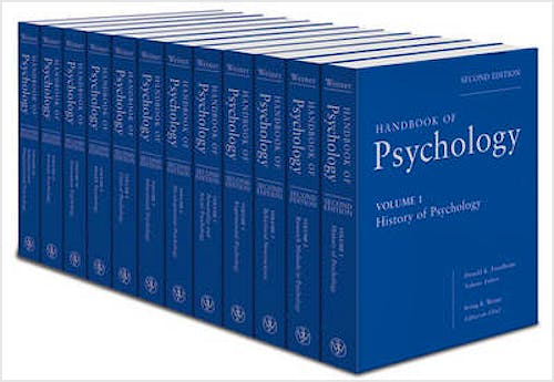 Portada del libro 9780470619049 Handbook of Psychology, 12 Vols.