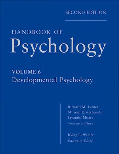 Portada del libro 9780470768860 Handbook of Psychology, Vol. 6: Developmental Psychology