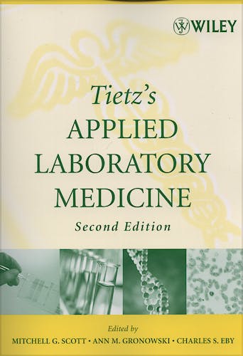 Portada del libro 9780471714576 Tietz's Applied Laboratory Medicine