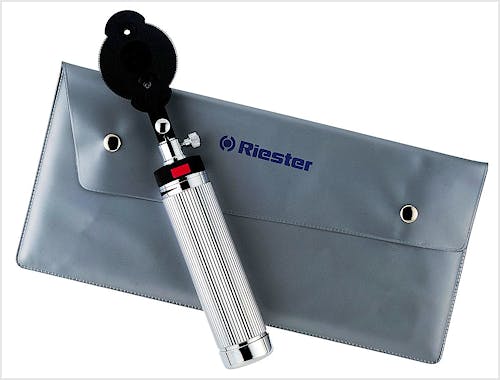 Oftalmoscopio Riester Uni II Luz de Vacío 2,7 V.