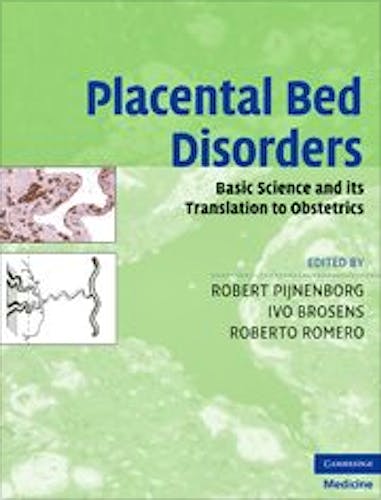 Portada del libro 9780521517850 Placental Bed Disorders. Basic Science and Its Translation to Obstetrics