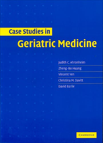 Portada del libro 9780521531757 Case Studies in Geriatric Medicine