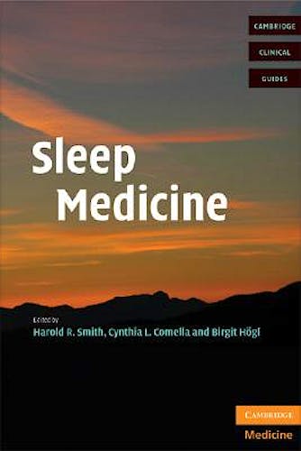 Portada del libro 9780521699570 Sleep Medicine (Cambridge Clinical Guides)