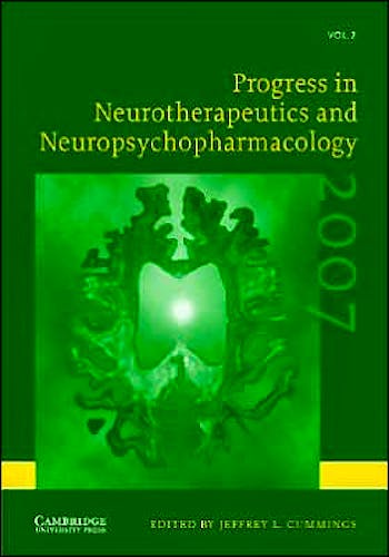 Portada del libro 9780521862547 Progress in Neurotherapeutics and Neuropsychopharmacology, Vol. 2