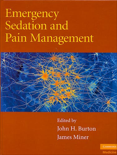 Portada del libro 9780521870863 Emergency Sedation and Pain Management