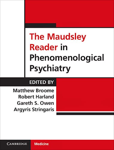 Portada del libro 9780521882750 The Maudsley Reader in Phenomenological Psychiatry (Hardcover)