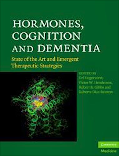 Portada del libro 9780521899376 Hormones, Cognition and Dementia. State of the Art and Emergent Therapeutic Strategies