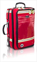 Maletín Trolley Vertical de Emergencias Modelo EMERAIR'S TROLLEY EB02.025, Color Rojo