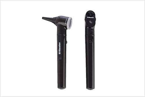 Set Oftalmoscopio-Otoscopio RIESTER E-Scope Halógeno F.O. 2,5 V. Negro