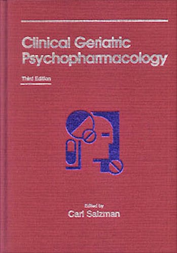 Portada del libro 9780683300215 Clinical Geriatric Psychopharmacology