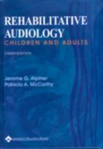 Portada del libro 9780683306521 Rehabilitative Audiology