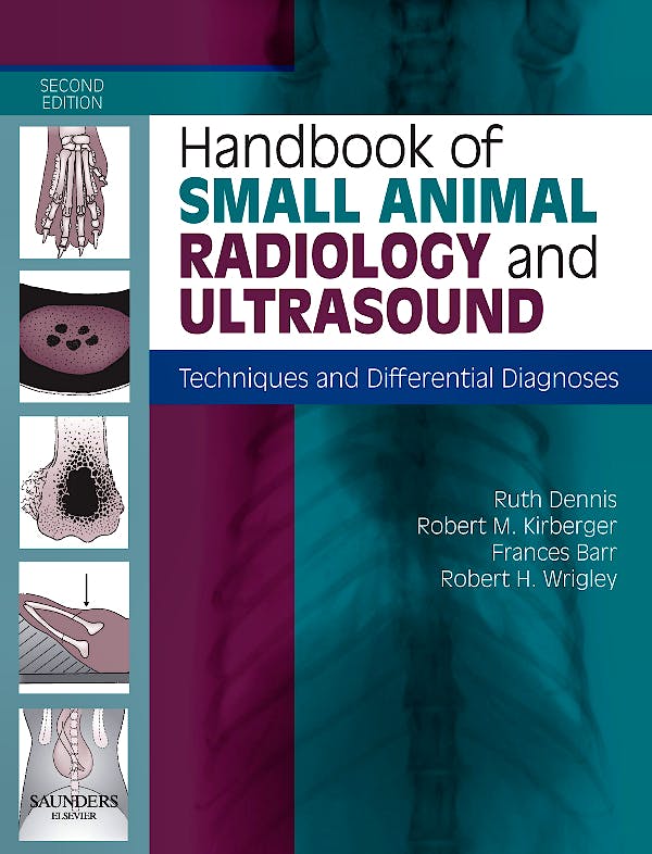Portada del libro 9780702028946 Handbook of Small Animal Radiology and Ultrasound: Techniques and Differential Diagnoses