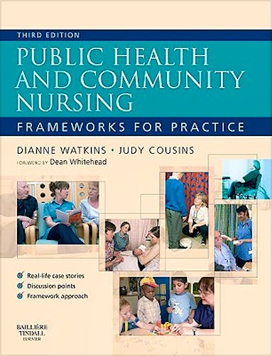 Portada del libro 9780702029479 Public Health and Community Nursing. Frameworks for Practice