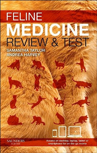 Portada del libro 9780702045875 Feline Medicine. Review and Test