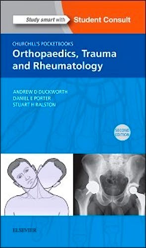 Portada del libro 9780702063183 Churchill's Pocketbook of Orthopaedics, Trauma and Rheumatology + Online Access