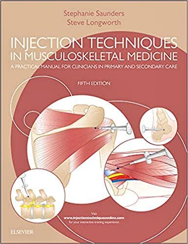 Portada del libro 9780702069574 Injection Techniques in Musculoskeletal Medicine. A Practical Manual for Clinicians in Primary and Secondary Care